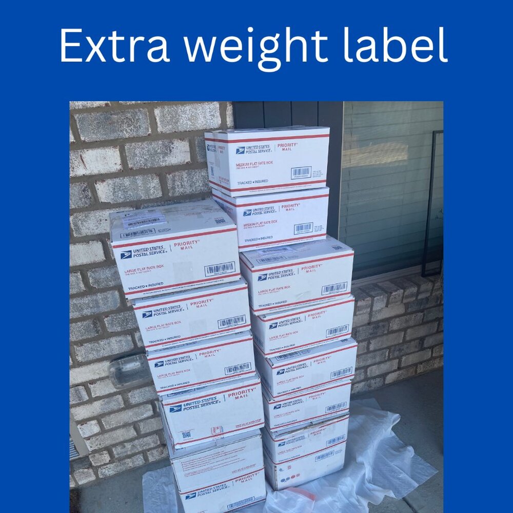 Overweight Shipping Label